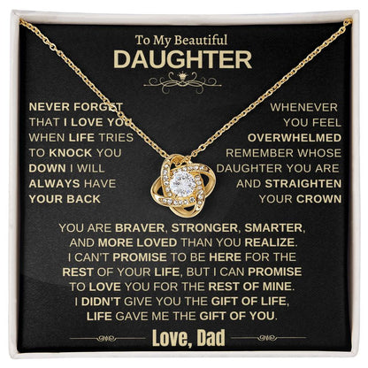 Gift for Daughter from Dad – Stunning Necklace from Father to Daughter