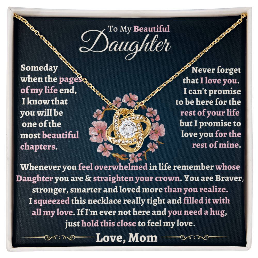 Heartfelt Gift for Daughter from Mom - Loved more than you realize
