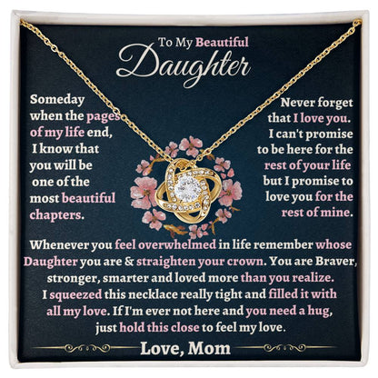 Heartfelt Gift for Daughter from Mom - Loved more than you realize