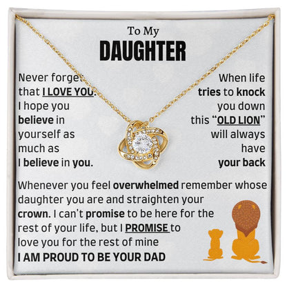 Heartfelt Gift for Daughter from Dad - I Love You