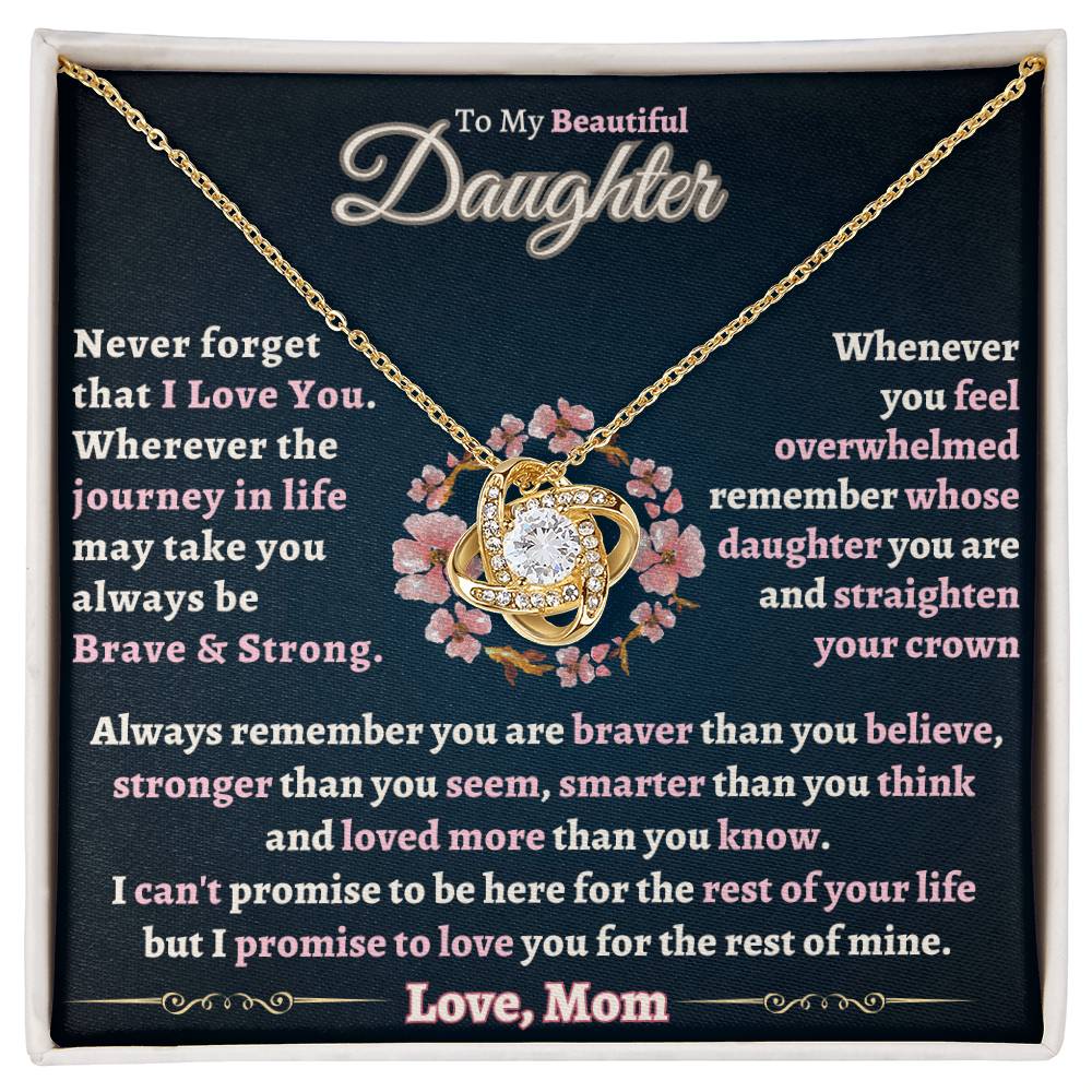 Heartfelt Gift for Daughter from Mom - Loved more than you know - TFG