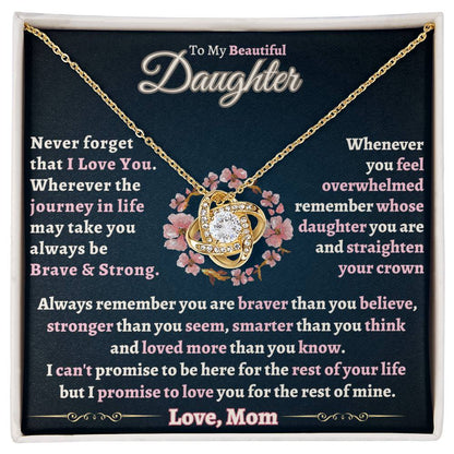 Heartfelt Gift for Daughter from Mom - Loved more than you know - TFG