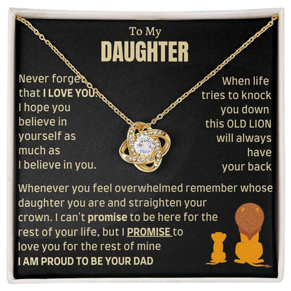 Heartfelt Gift for Daughter from Dad - I Love You