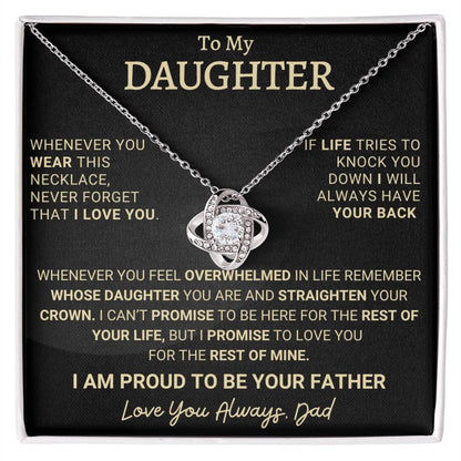 Heartfelt Gift for Daughter from Dad - Proud to be your father