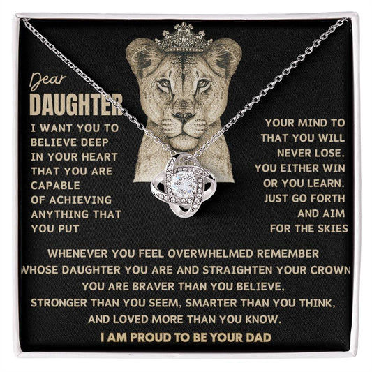 Beautiful Gift from Dad to Daughter "AIM FOR SKIES"