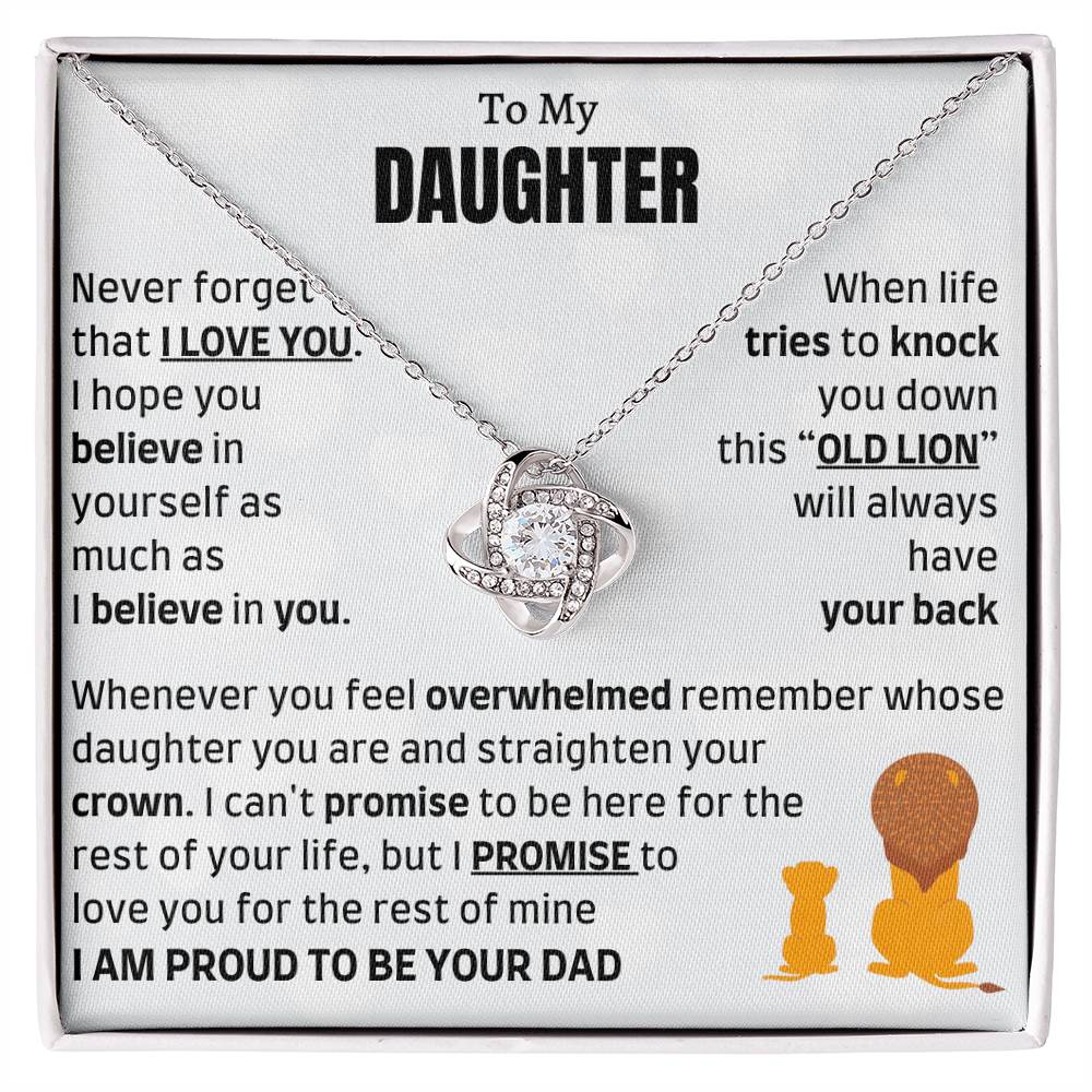 Heartfelt Gift for Daughter from Dad - I Love You