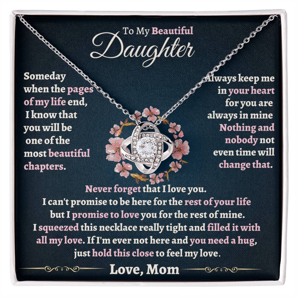 Heartfelt Gift for Daughter from Mom - Feel my love