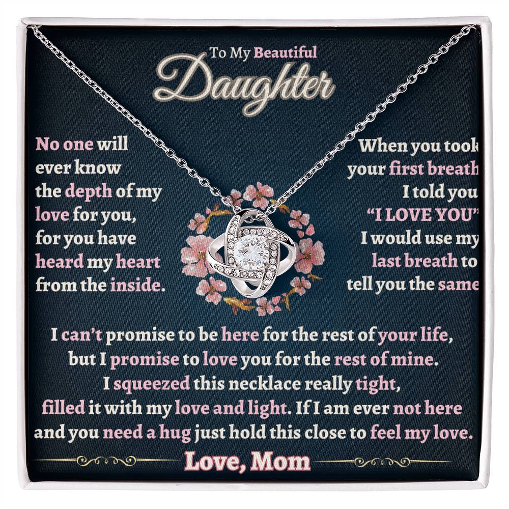 Heartfelt Keepsake Gift for Daughter from Mom  - Depth of my love