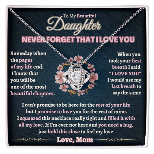 Heartfelt Gift for Daughter from Mom - I Love You