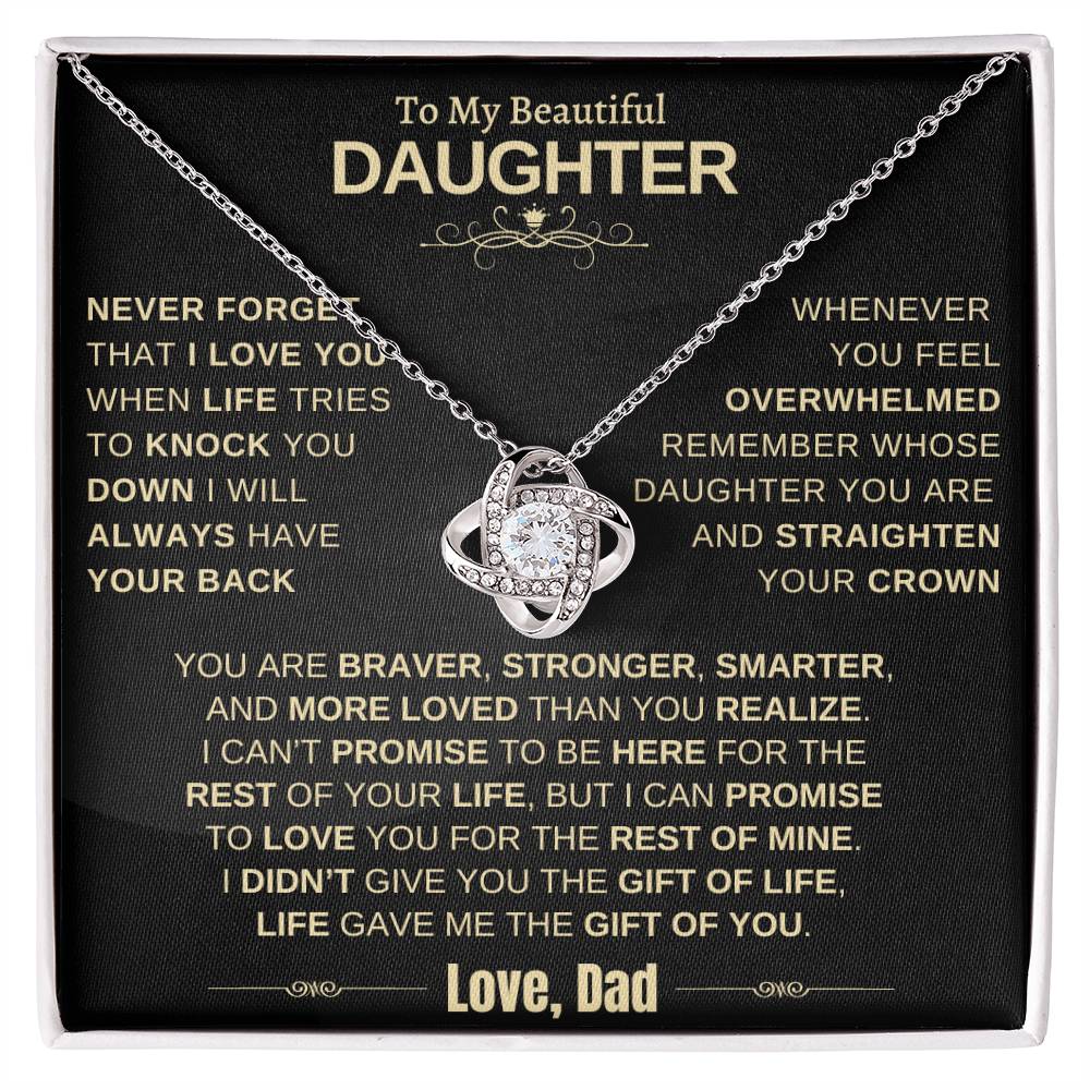 Gift for Daughter from Dad – Stunning Necklace from Father to Daughter