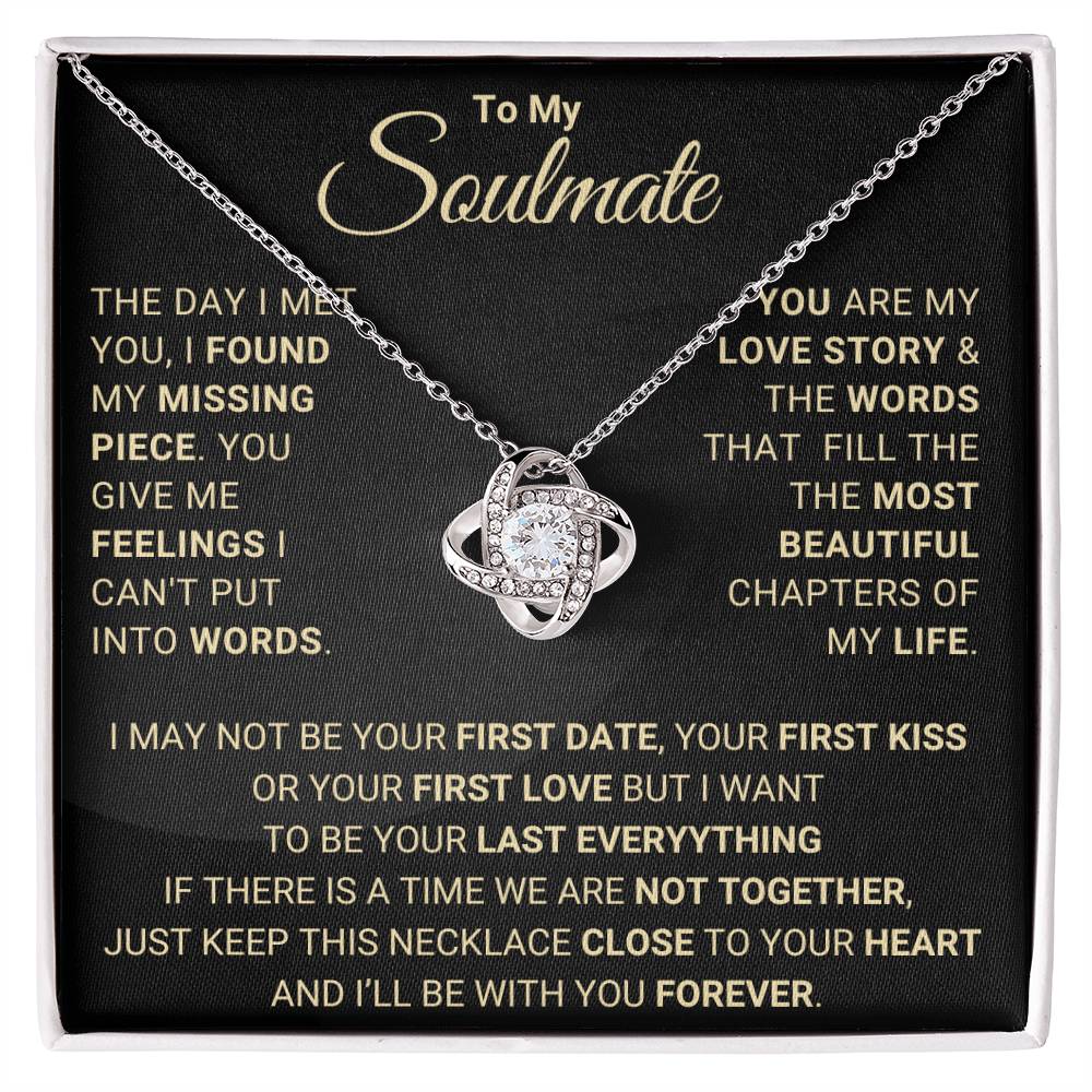 Gift for Girlfriend / Wife - Necklace with Message Card | Valentine’s & Anniversary Gift Ideas | Best Birthday Presents for Your Girlfriend / Wife