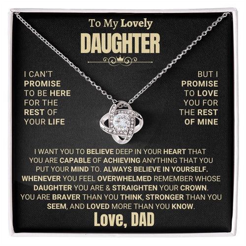 Beautiful Gift for Daughter from DAD "Always Believe In Yourself"
