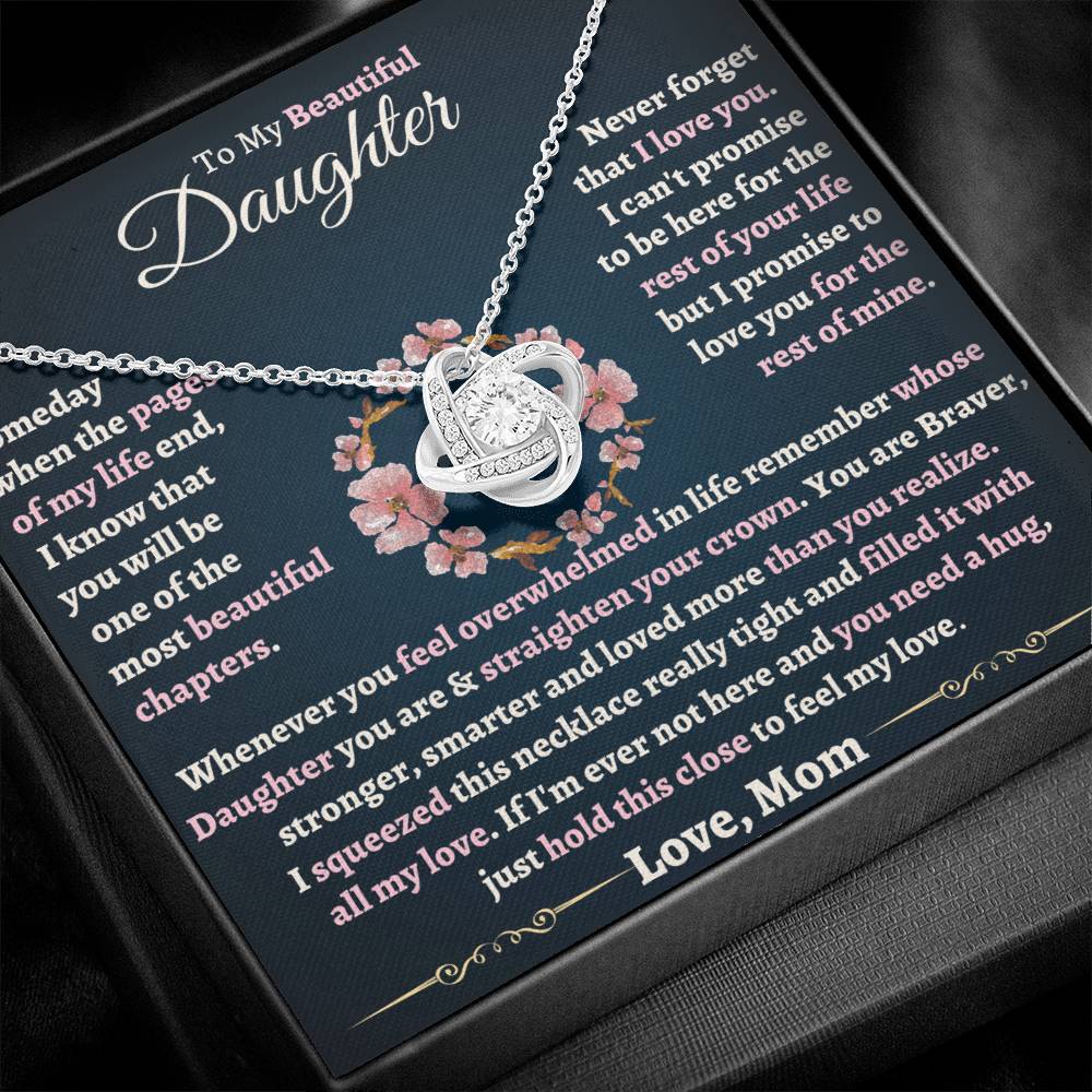 Heartfelt Gift for Daughter from Mom - Loved more than you realize