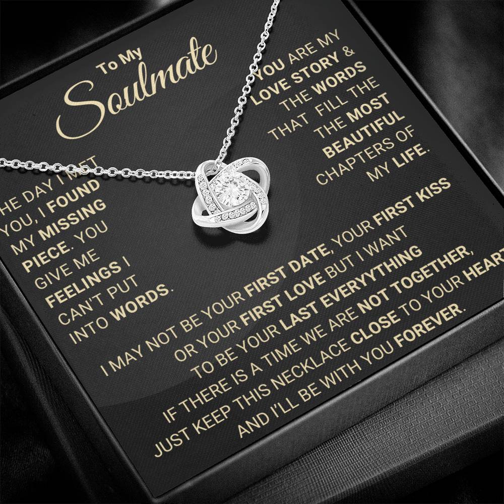 Gift for Girlfriend / Wife - Necklace with Message Card | Valentine’s & Anniversary Gift Ideas | Best Birthday Presents for Your Girlfriend / Wife