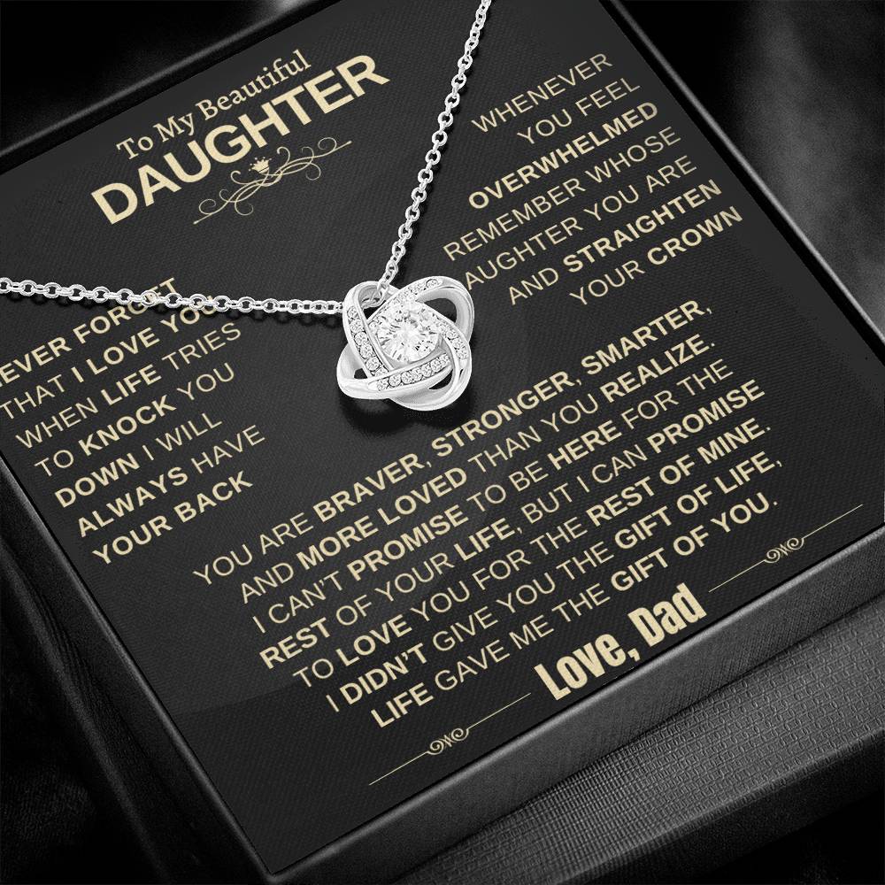 Gift for Daughter from Dad – Stunning Necklace from Father to Daughter