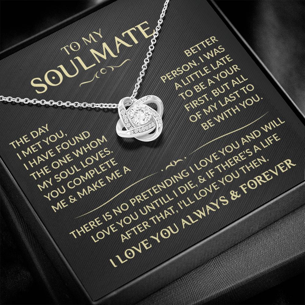Heartfelt Gift for Soulmate - My Soul Loves