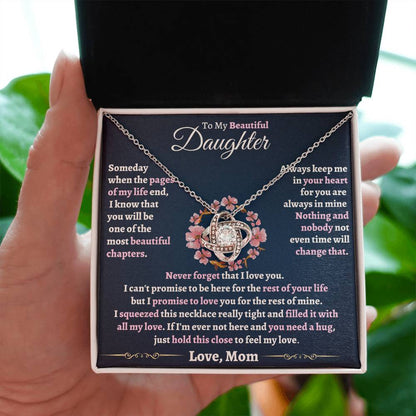 Heartfelt Gift for Daughter from Mom - Feel my love