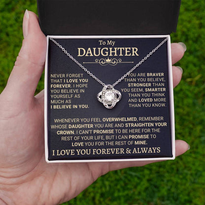 Heartfelt Gift for Daughter - I love you forever and always