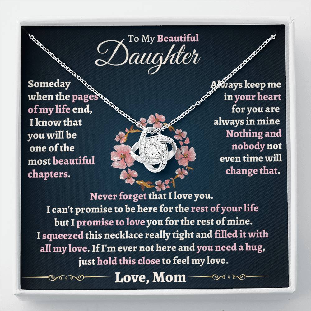 Heartfelt Gift for Daughter from Mom - Feel my love