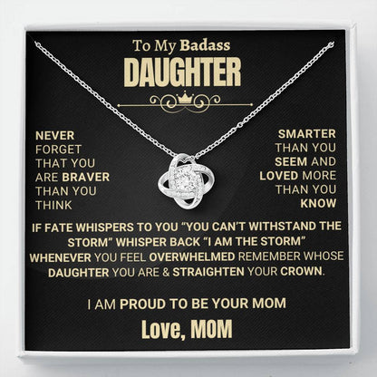 Empowering Gift for Daughter from Mom - I Am Proud To Be Your MOM
