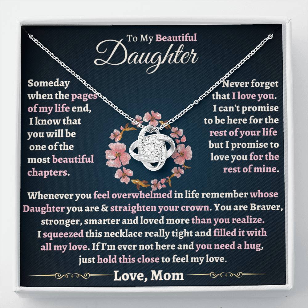 Heartfelt Gift for Daughter from Mom - Loved more than you realize