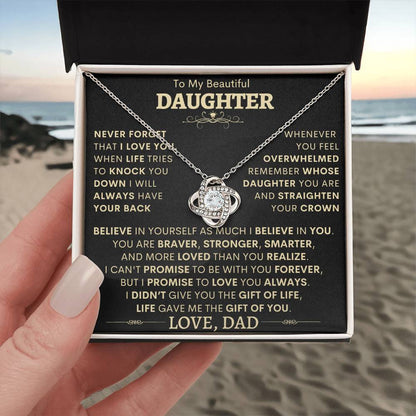 Beautiful Gift for Daughter from Dad - I Will Always Have Your Back