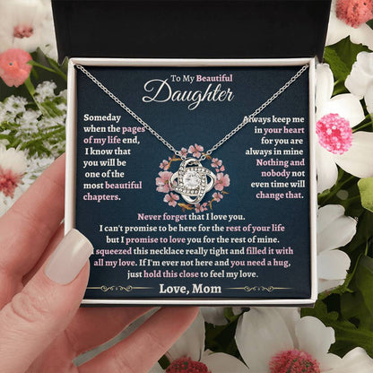 Heartfelt Gift for Daughter from Mom - Feel my love