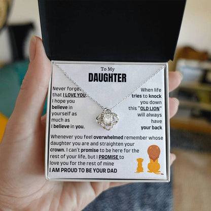 Heartfelt Gift for Daughter from Dad - I Love You
