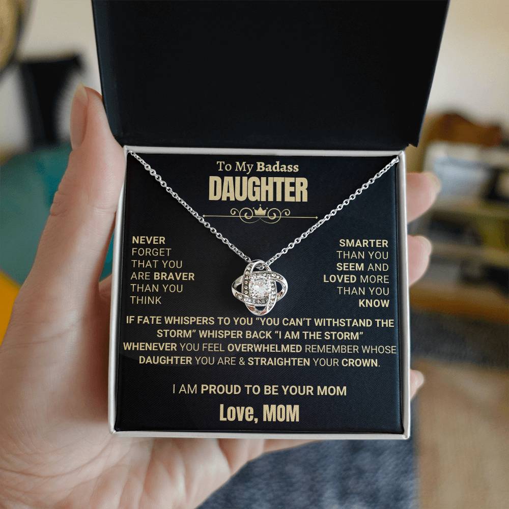 Empowering Gift for Daughter from Mom - I Am Proud To Be Your MOM