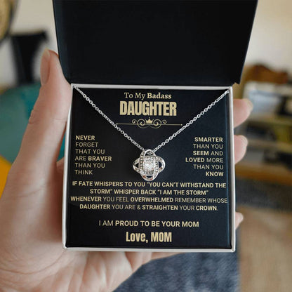 Empowering Gift for Daughter from Mom - I Am Proud To Be Your MOM