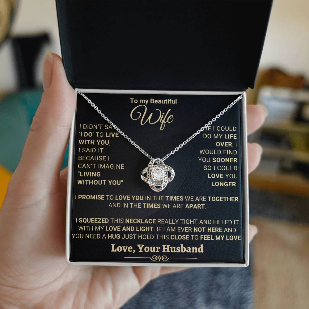 Unique and Special Gift for Wife "I Promise To Love You"