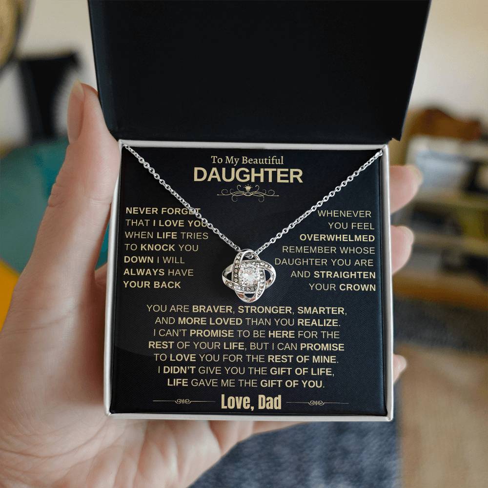 Gift for Daughter from Dad – Stunning Necklace from Father to Daughter