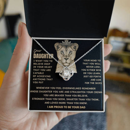 Beautiful Gift from Dad to Daughter "AIM FOR SKIES"