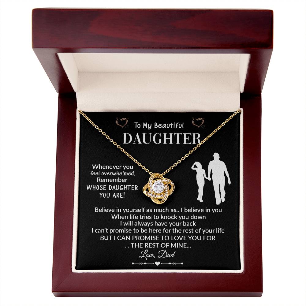 Beautiful Gift for Daughter from DAD "I Will Always Have Your Back" - TFG