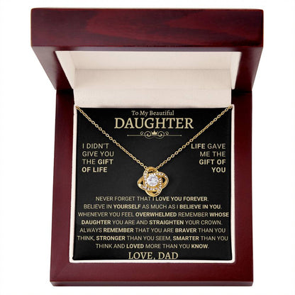 Heartfelt Gift for Daughter from DAD - Gift of Life