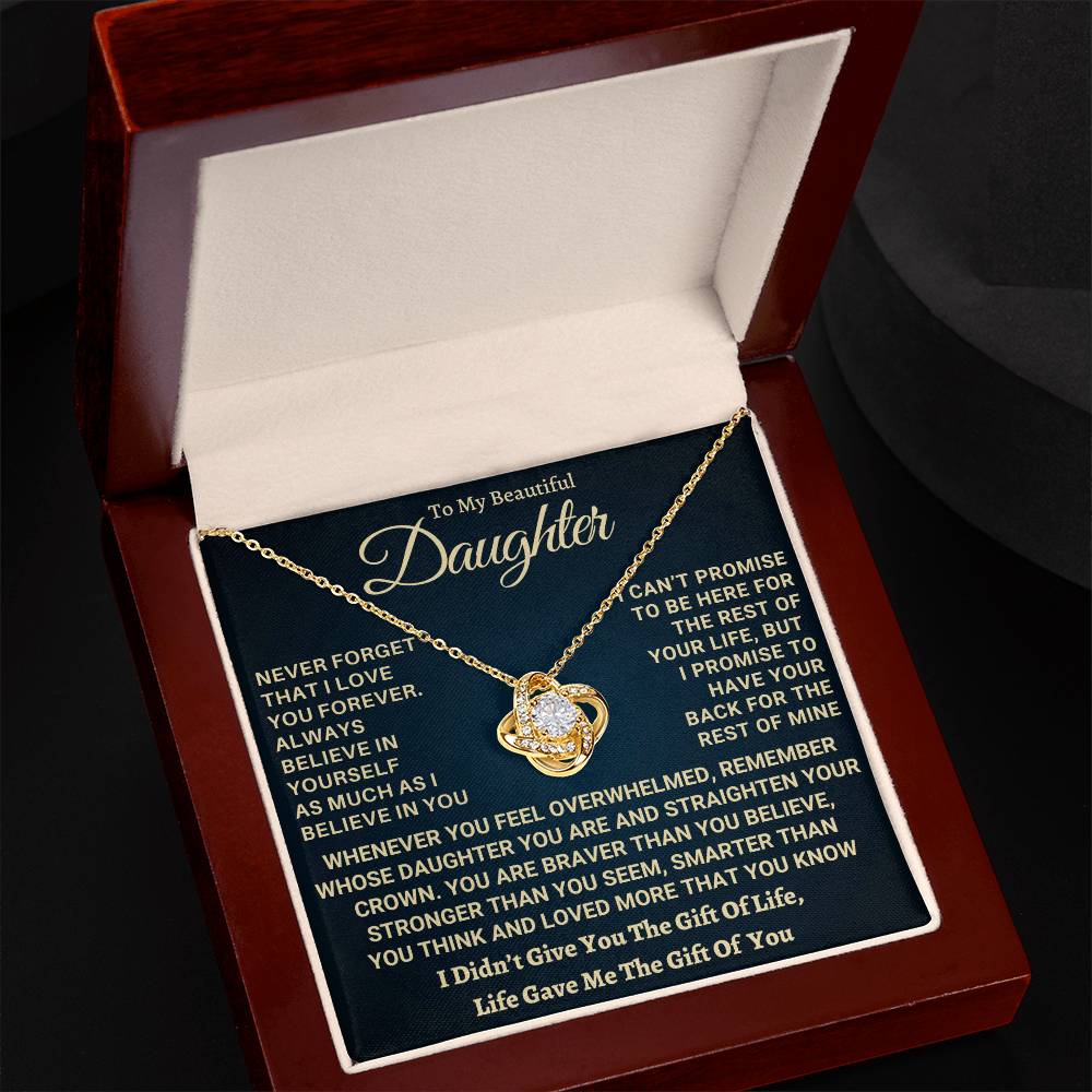 Heartfelt Gift for Daughter - I Promise to Have Your Back