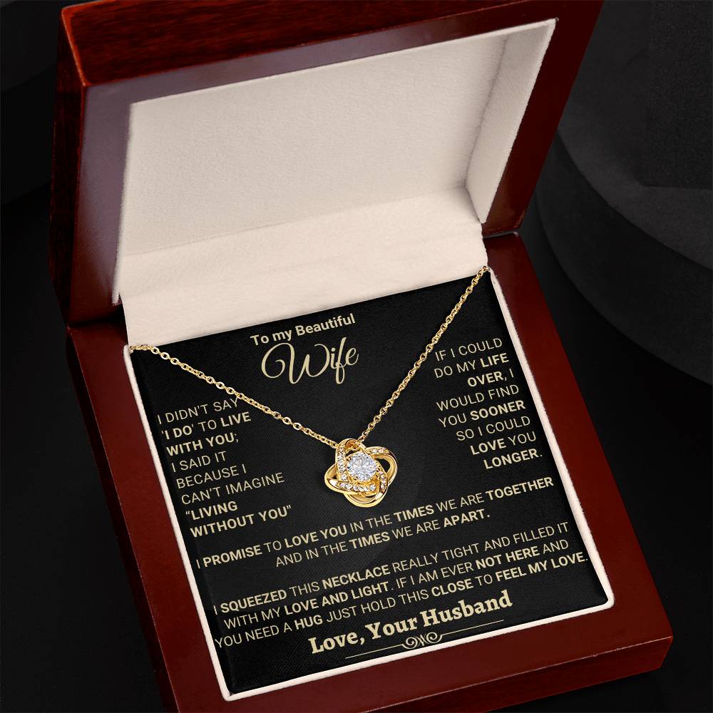 Unique and Special Gift for Wife "I Promise To Love You"