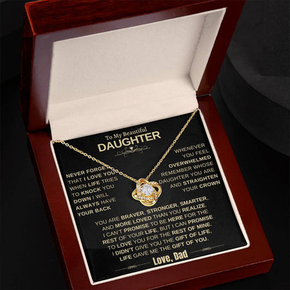 Gift for Daughter from Dad – Stunning Necklace from Father to Daughter