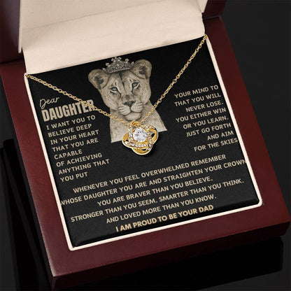 Beautiful Gift from Dad to Daughter "AIM FOR SKIES"