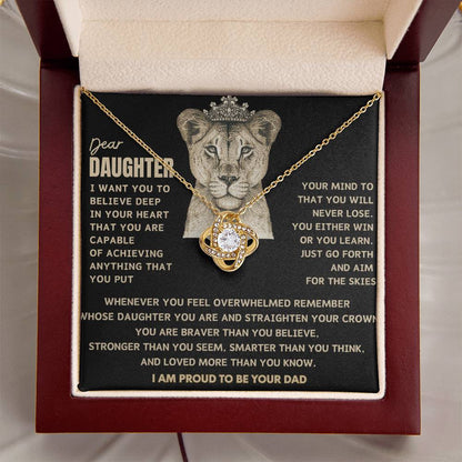 Beautiful Gift from Dad to Daughter "AIM FOR SKIES"