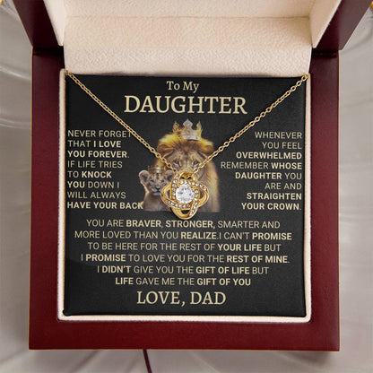 Heartfelt Gift from Dad to Daughter - Life Gave Me The Gift Of You