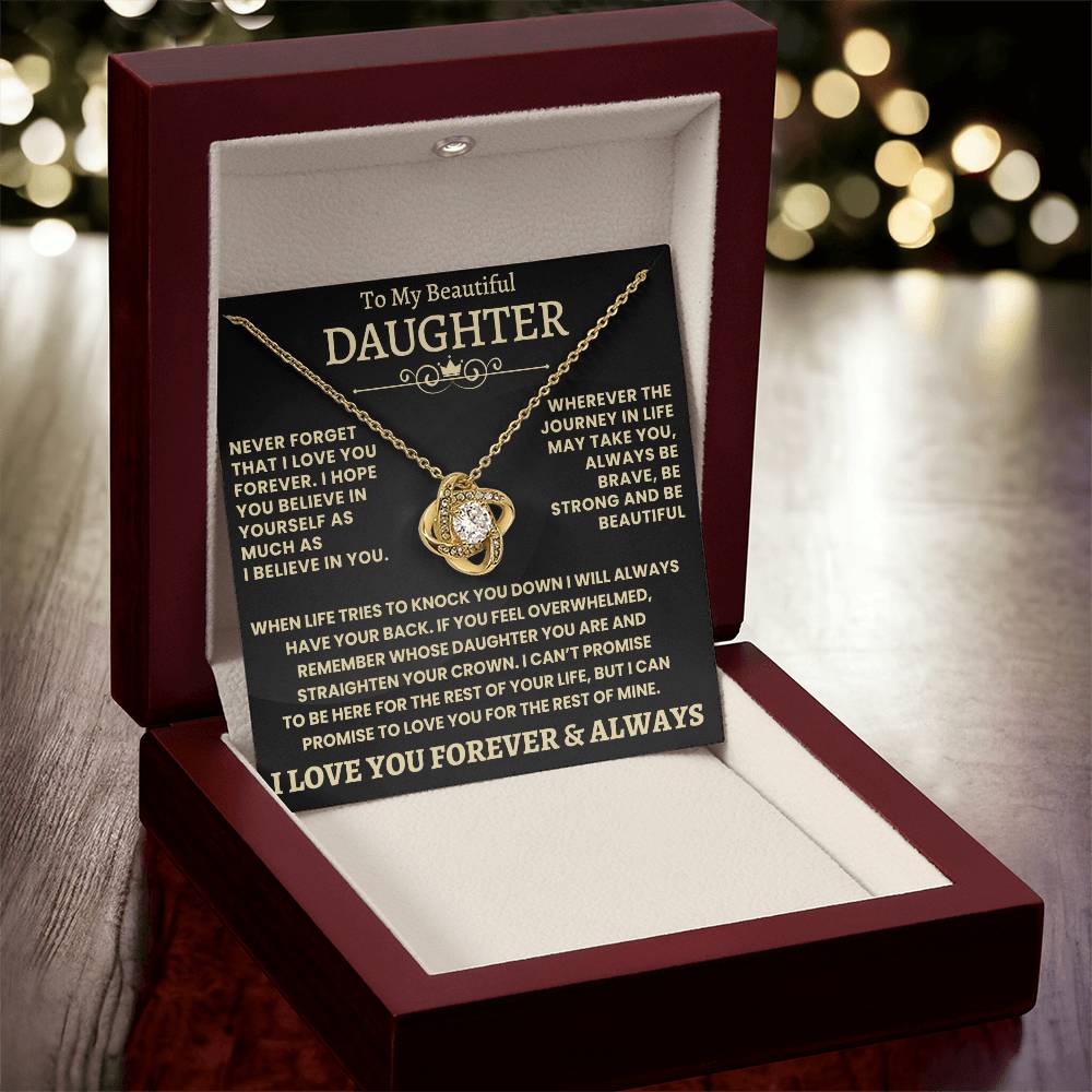Heartfelt Gift for Daughter - Be Brave & Be Strong