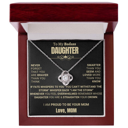 Empowering Gift for Daughter from Mom - I Am Proud To Be Your MOM