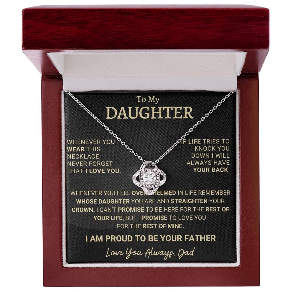 Heartfelt Gift for Daughter from Dad - Proud to be your father
