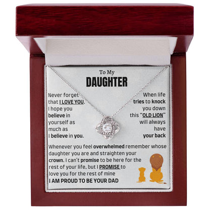 Heartfelt Gift for Daughter from Dad - I Love You