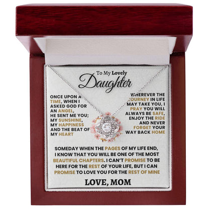 Heartfelt Gift for Daughter from MOM - My Sunshine, My Happiness