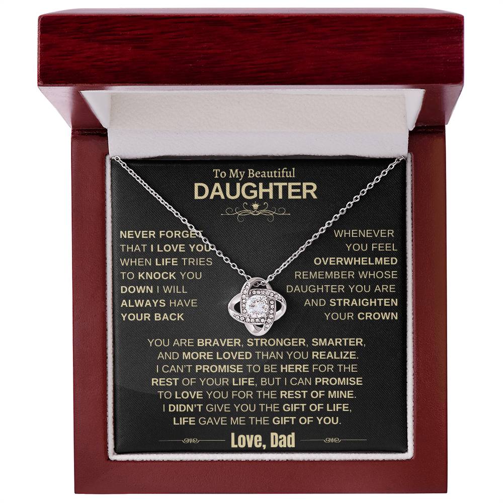 Gift for Daughter from Dad – Stunning Necklace from Father to Daughter