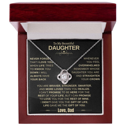 Gift for Daughter from Dad – Stunning Necklace from Father to Daughter