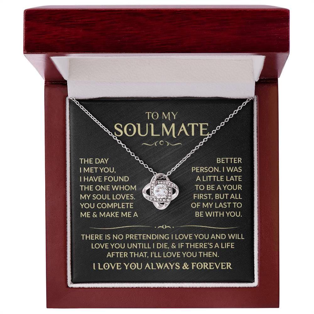 Heartfelt Gift for Soulmate - My Soul Loves