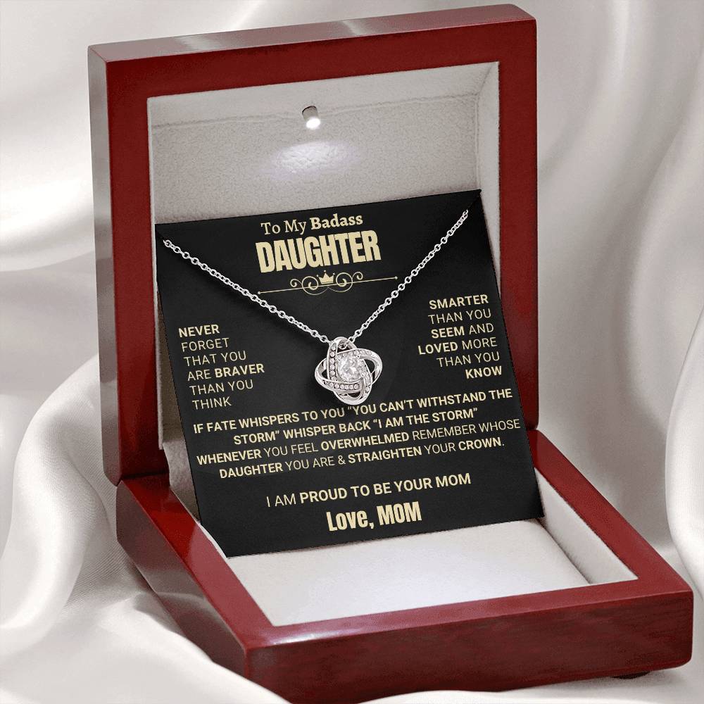 Empowering Gift for Daughter from Mom - I Am Proud To Be Your MOM